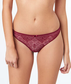Product Graphique, la dentelle nous habille de chic! Tanga DentelleDescription Graphique, la dentelle nous habille de chic! Tanga Dentelle Femme Culottes & bas > FORMES > Tangas Frais de port offerts des 60EUR Mise à jour 11/30/17