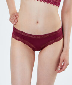 Product La douceur de la microfibre s´allie au chic de la dentelle. Idéal au quotidien! Tanga Micro dentelleDescription La douceur de la microfibre s´allie au chic de la dentelle. Idéal au quotidien! Tanga Micro dentelle Femme Culottes & bas > FORMES > Tangas Frais de port offerts des 60EUR Mise à jour 01/11/18