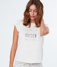 Product C´est difficile d´avoir toujours raison mais j´y arrive! Faites passer le message avec un top doux! Top Col rond Manches courtes Application texte Le mannequin mesure 177cm et porte une taille S/36Description C´est difficile d´avoir toujours raison mais j´y arrive! Faites passer le message avec un top doux! Top Col rond Manches courtes Application texte Le mannequin mesure 177cm et porte une taille S/36 Femme Nuit > MODÈLES > Hauts de Pyjama > Les Manches Courtes Frais de port offerts des 60EUR Mise à jour 01/11/18
