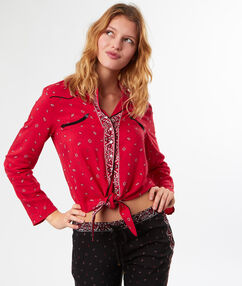 Product Inspiration western pour cette chemise de pyjama à l´imprimé bandana! Chemise Boutonnée A nouer Le mannequin mesure 177cm et porte une taille S/36Description Inspiration western pour cette chemise de pyjama à l´imprimé bandana! Chemise Boutonnée A nouer Le mannequin mesure 177cm et porte une taille S/36 Femme Nuit > MODÈLES > Hauts de Pyjama > Les Manches Longues Frais de port offerts des 60EUR Mise à jour 01/10/18