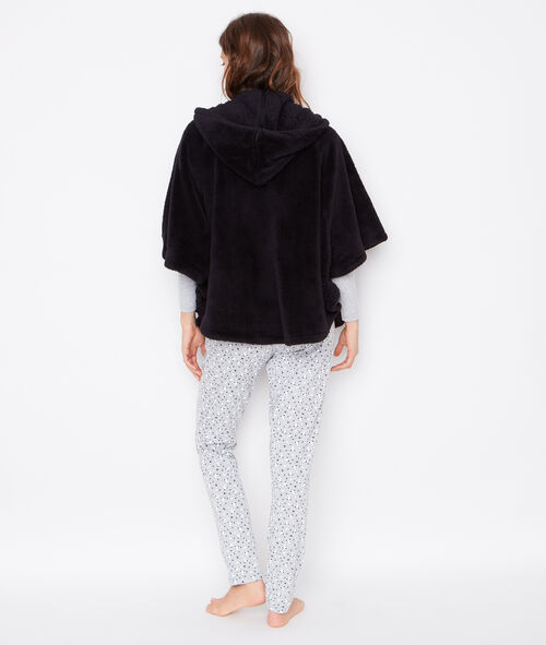 pantalon h yoga m et imprimé Pyjama 3 pantalon veste cape et panda pièces,