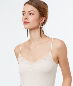 Product L´indispensable débardeur se glisse sous nos gros pulls en hiver et dévoile le décolleté en été! Débardeur Dentelle Décolleté froncé Le mannequin mesure 177cm et porte une taille S/36Description L´indispensable débardeur se glisse sous nos gros pulls en hiver et dévoile le décolleté en été! Débardeur Dentelle Décolleté froncé Le mannequin mesure 177cm et porte une taille S/36 Femme Prêt-à-porter > VÊTEMENTS > Tops & T-Shirts Frais de port offerts des 60EUR Mise à jour 01/11/18