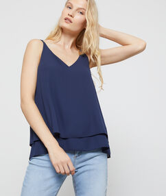 Product Effet 2 en 1 pour ce top fluide et léger au décolleté plongeant. Top Décolleté plongeant Effet 2 en 1 Le mannequin mesure 176cm et porte une taille S/36Description Effet 2 en 1 pour ce top fluide et léger au décolleté plongeant. Top Décolleté plongeant Effet 2 en 1 Le mannequin mesure 176cm et porte une taille S/36 Femme VP2017-AH Frais de port offerts des 60EUR Mise à jour 01/11/18