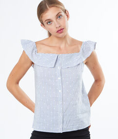 Product Des volants légers pour dénuder les épaules! Top Col volanté Manches smockées Boutons Le mannequin mesure 177cm et porte une taille S/36Description Des volants légers pour dénuder les épaules! Top Col volanté Manches smockées Boutons Le mannequin mesure 177cm et porte une taille S/36 Femme PROMOS > PROMOS > Prêt-à-porter Frais de port offerts des 60EUR Mise à jour 01/11/18