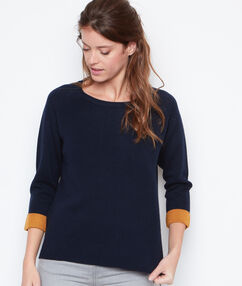 Product avec sa doublure contrastée, ce pull nous fait remonter nos manches! Pull Col bateau Doublure contrastée Manches longues Le mannequin mesure 177cm et porte une taille S/36Description avec sa doublure contrastée, ce pull nous fait remonter nos manches! Pull Col bateau Doublure contrastée Manches longues Le mannequin mesure 177cm et porte une taille S/36 Femme Prêt-à-porter > VÊTEMENTS > Pulls & Gilets Frais de port offerts des 60EUR Mise à jour 01/11/18
