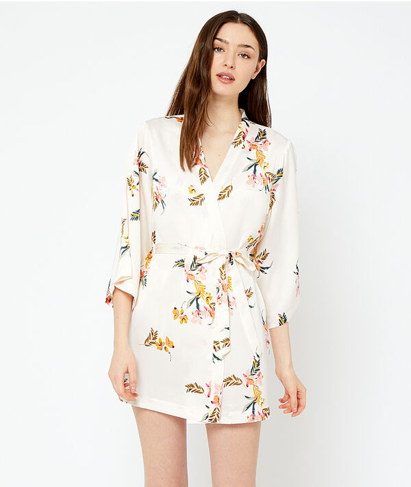 Kimono imprimé fleuri Kimono imprimé fleuri;${refinementColor}