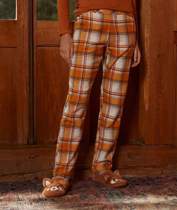 Pantalon imprimé tartan Pantalon imprimé tartan