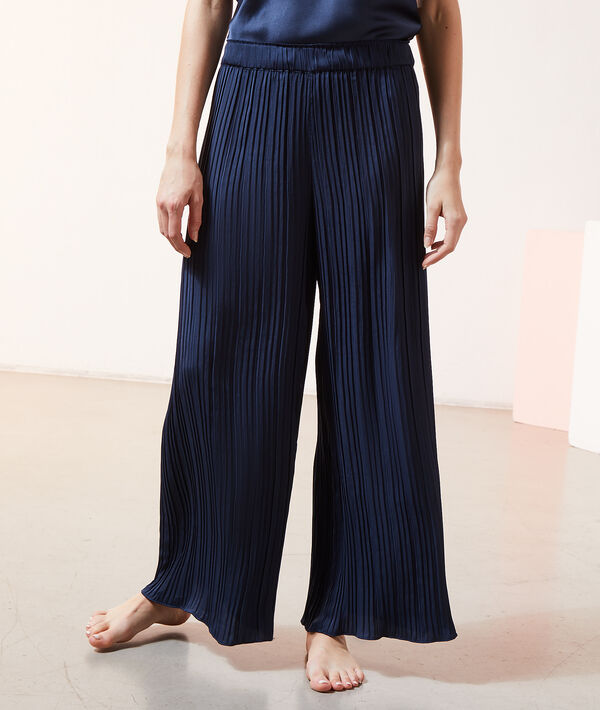 Pantalon plissé satiné Pantalon plissé satiné;${refinementColor}