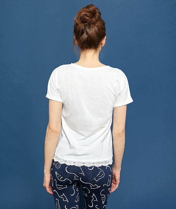 T-shirt imprimé "Chaton" T-shirt imprimé "Chaton";${refinementColor}