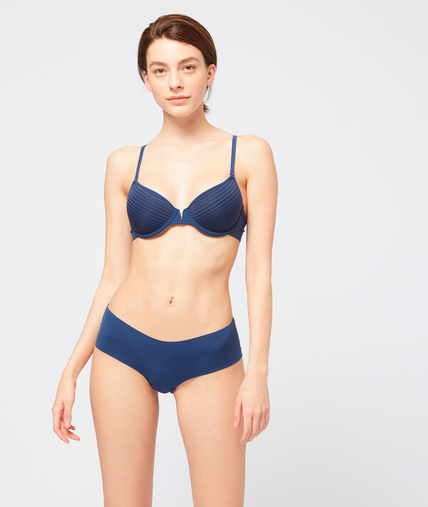 Soutien-gorge coques fines marine.