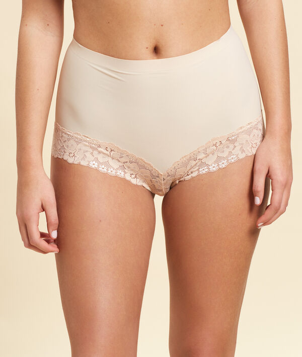 Culotte taille haute dentelle - Niveau 1 : silhouette sculptée Culotte taille haute dentelle - Niveau 1 : silhouette sculptée