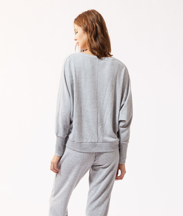 Top manches longues loungewear Top manches longues loungewear;${refinementColor}