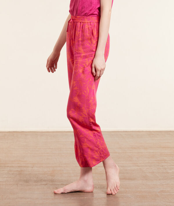 Pantalon de pyjama 7/8è imprimé Pantalon de pyjama 7/8è imprimé;${refinementColor}