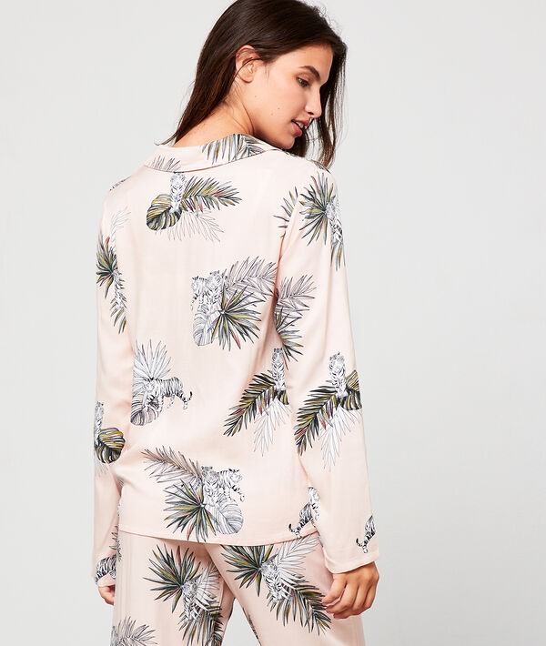 Chemise de pyjama imprimée jungle Chemise de pyjama imprimée jungle