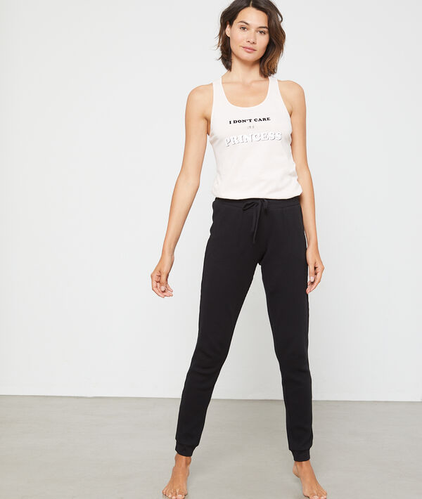 Pantalon jogging noir.