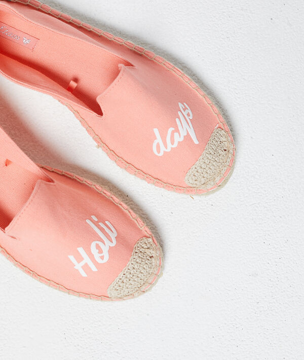Espadrilles à message Espadrilles à message