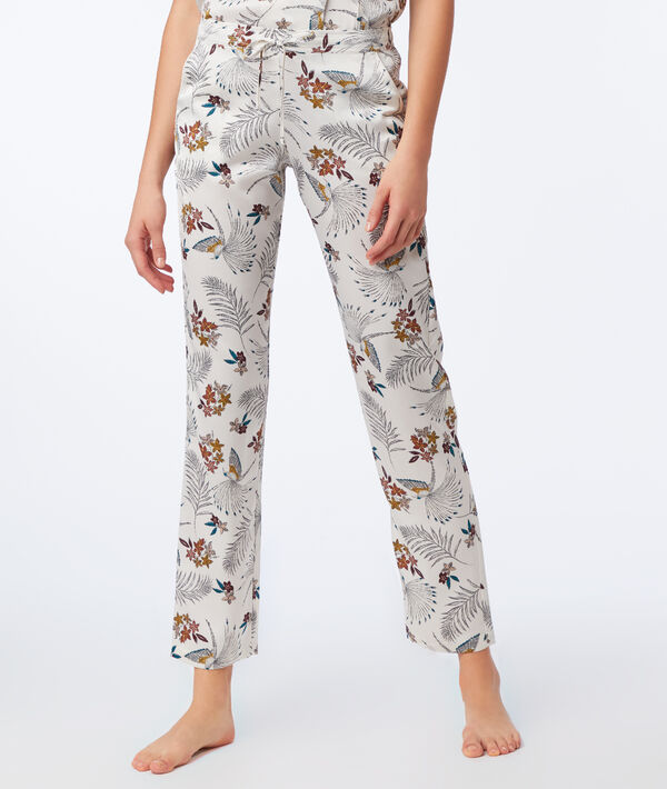 Pantalon imprimé floral Pantalon imprimé floral