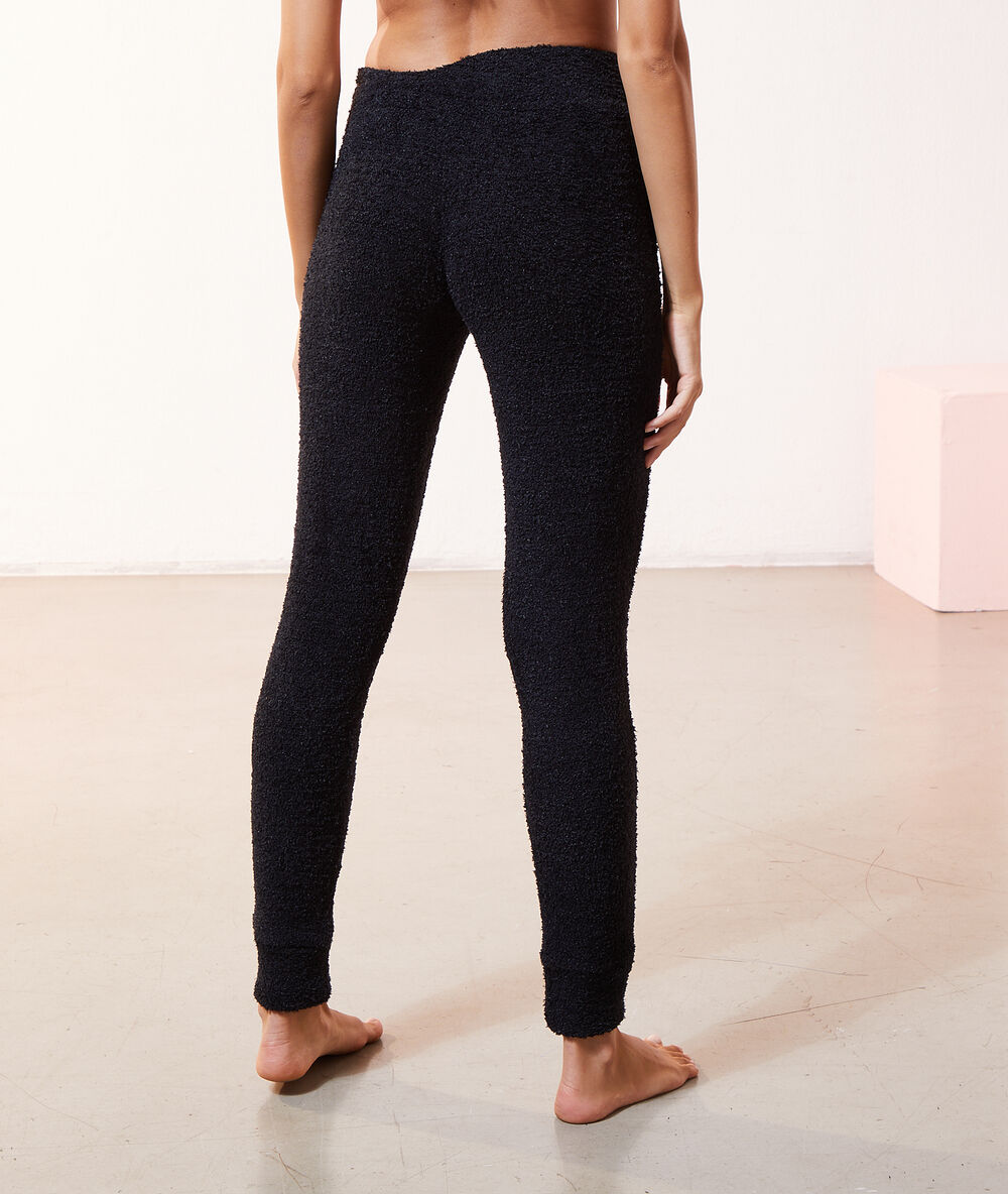 Pantalon homewear noir.