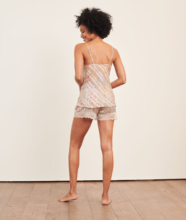 Short imprimé détails dentelle Short imprimé détails dentelle;${refinementColor}