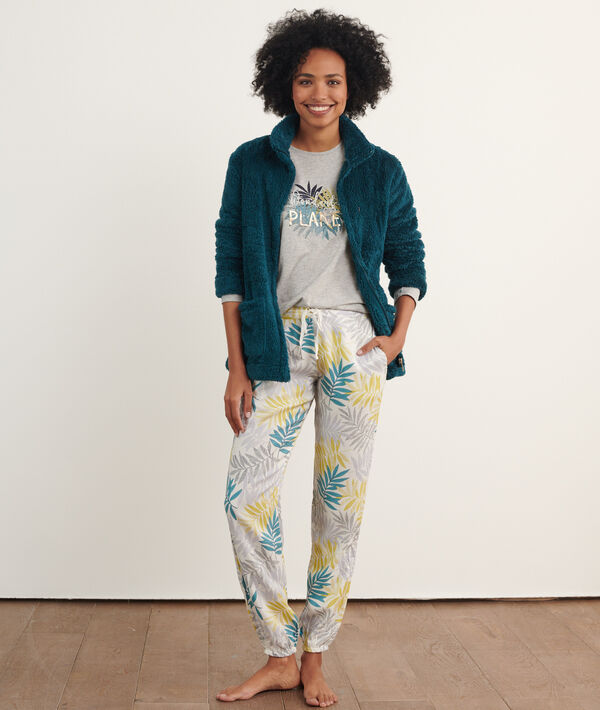 Pyjama 3 pièces imprimé fleuri Pyjama 3 pièces imprimé fleuri;${refinementColor}