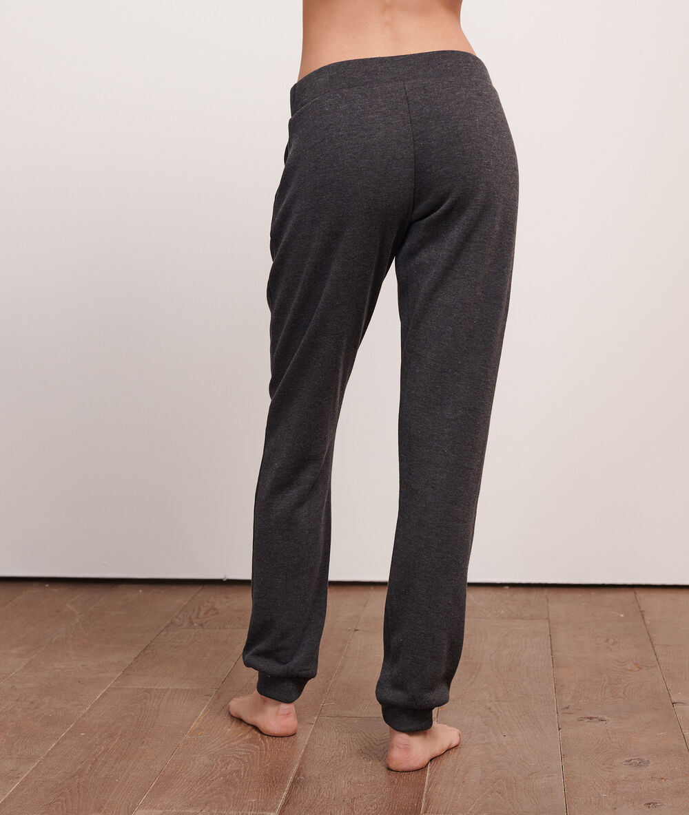 Pantalon de pyjama anthracite.