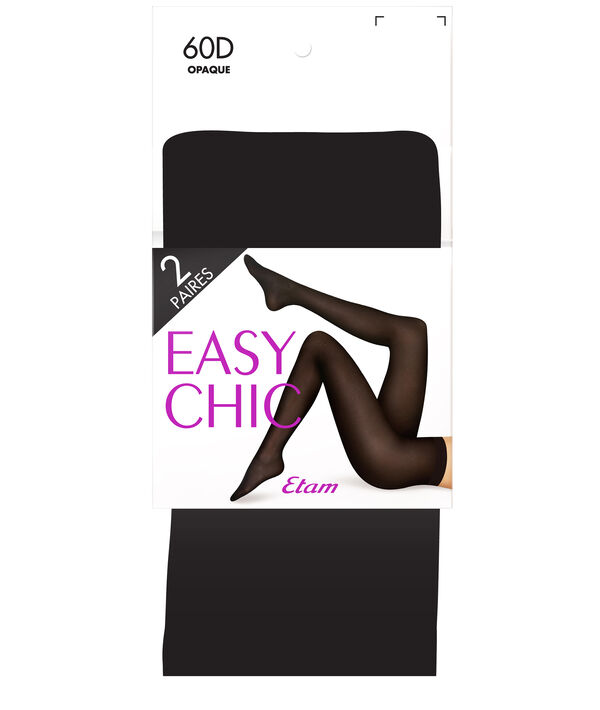 2 collants semi-opaque ceinture ajustable - 60D 2 collants semi-opaque ceinture ajustable - 60D;${refinementColor}