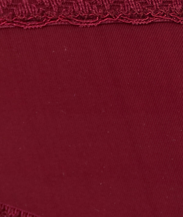 Culotte microfibre, bords dentelle Culotte microfibre, bords dentelle