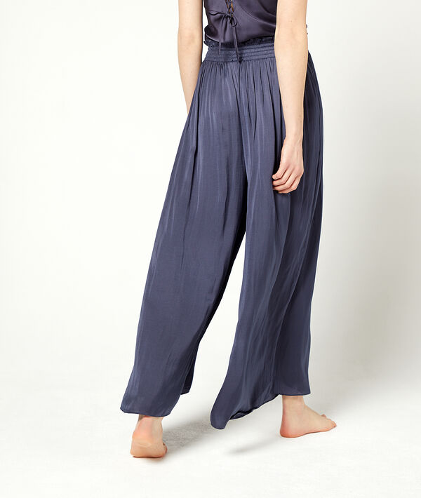 Pantalon ample ceinture smockée Pantalon ample ceinture smockée;${refinementColor}