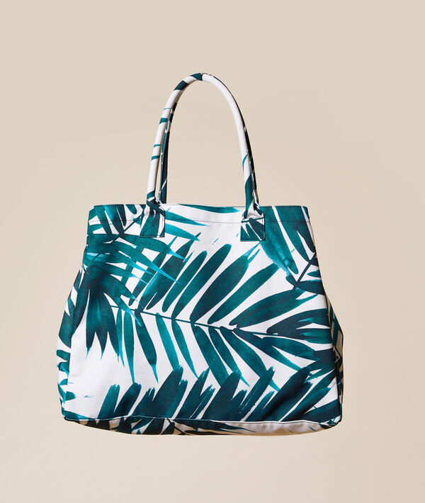 Sac cabas imprimé feuillage Sac cabas imprimé feuillage;${refinementColor}