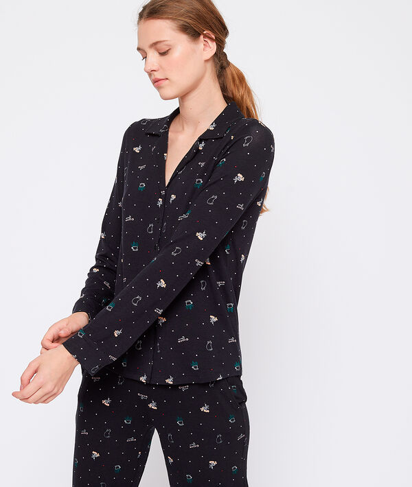 Chemise imprimée en viscose éco-responsable Chemise imprimée en viscose éco-responsable