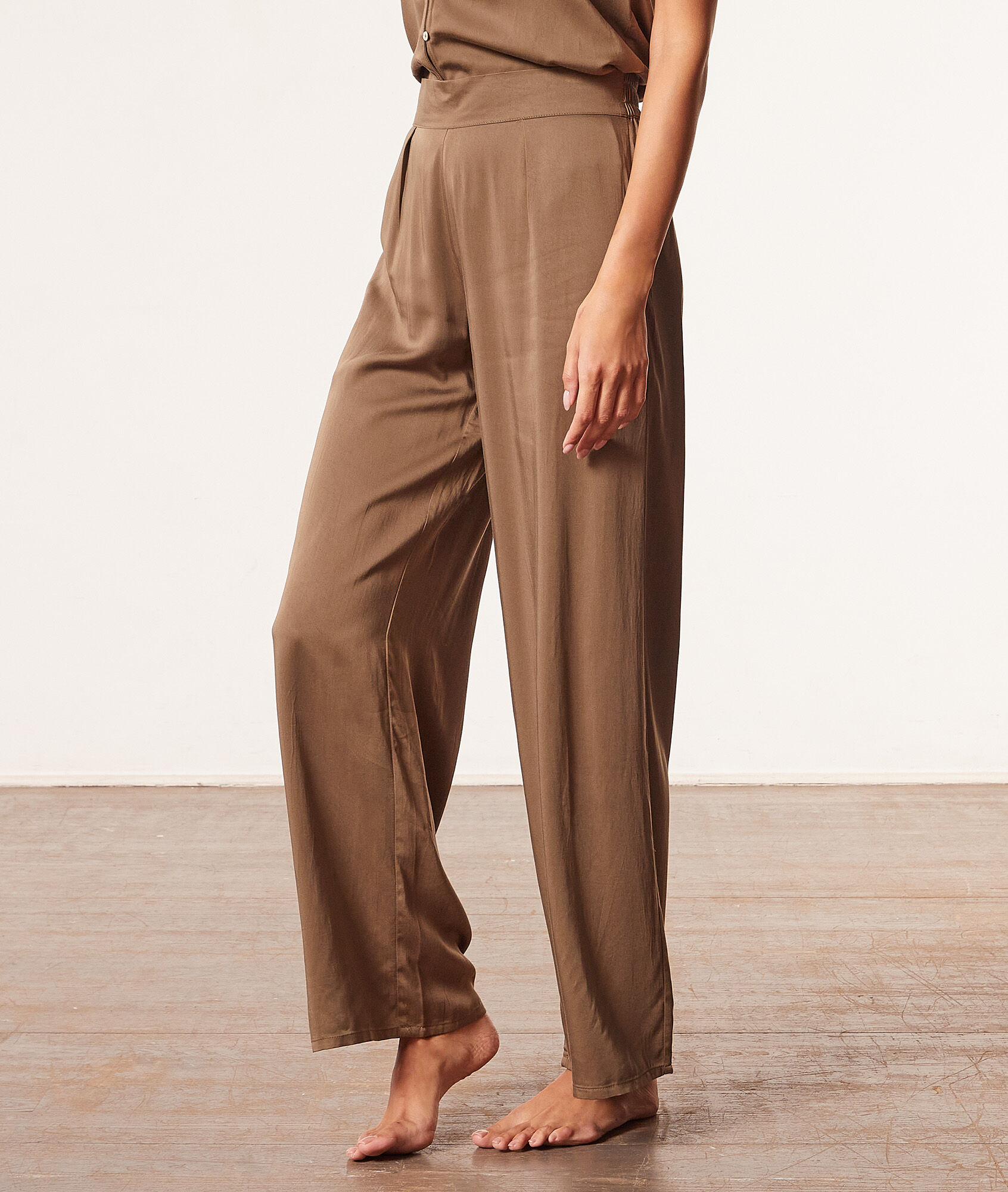 Pantalon de pyjama - Boyfriend - XS - Vert - Femme - Etam