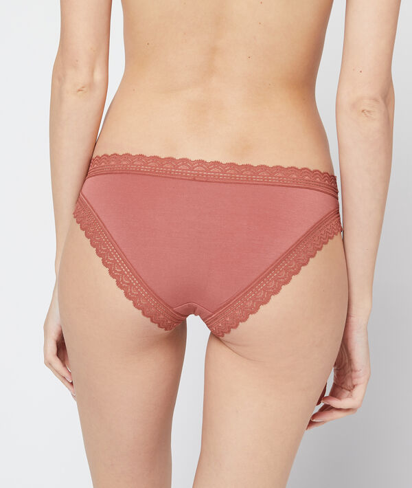 Culotte 90% modal, bords dentelle Culotte 90% modal, bords dentelle