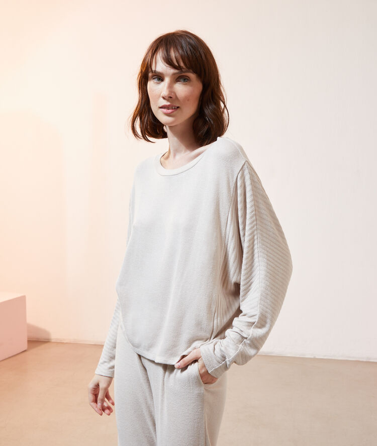 Top loungewear beige.