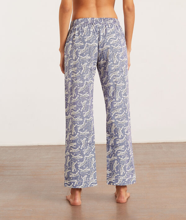 Pantalon de pyjama imprimé tigres Pantalon de pyjama imprimé tigres;${refinementColor}