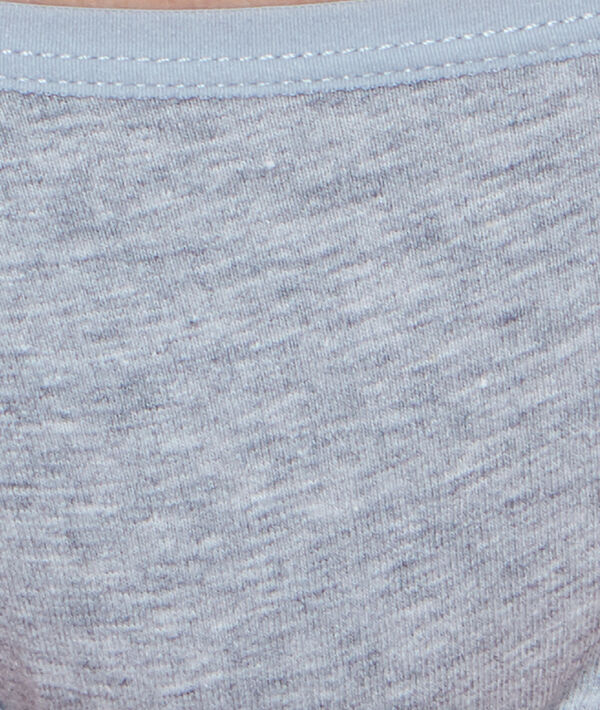 Culotte en coton gris.