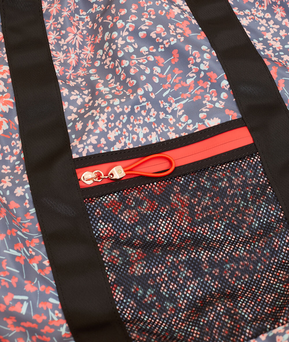 Sac de sport imprimé corail.