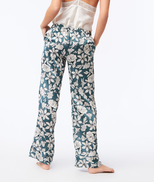 Pantalon large imprimé floral Pantalon large imprimé floral
