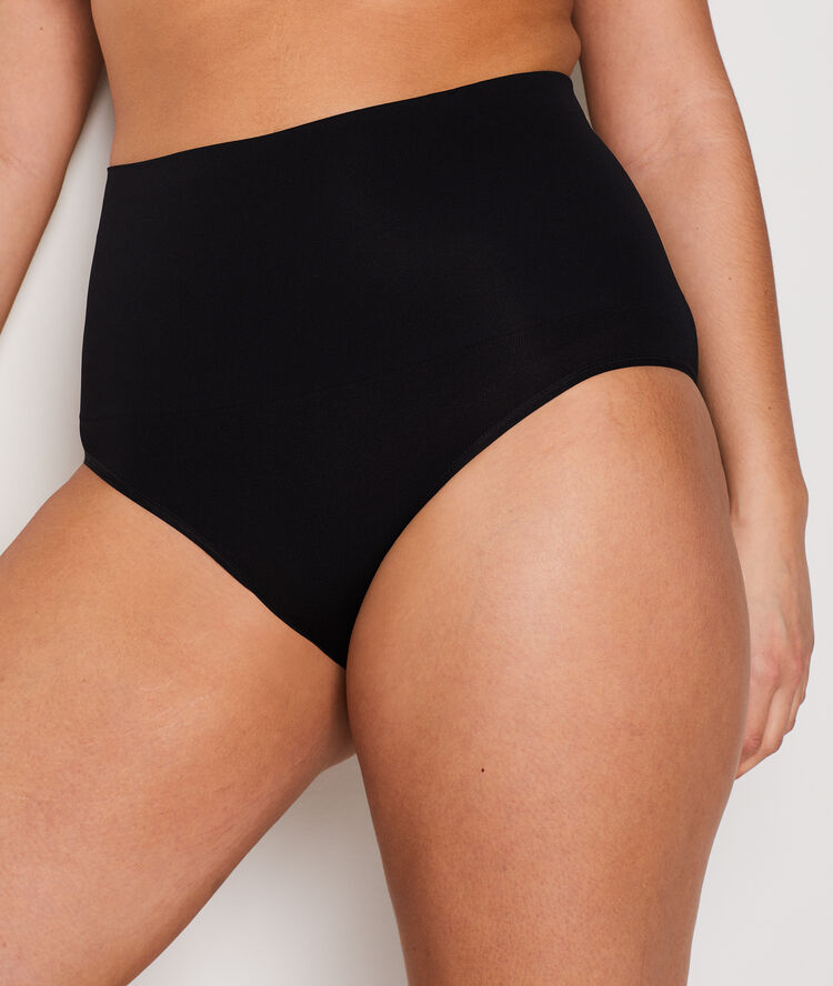 Culotte taille haute - maintien médium noir.