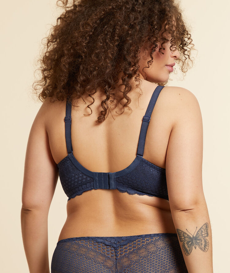 Soutien-gorge corbeille anthracite.