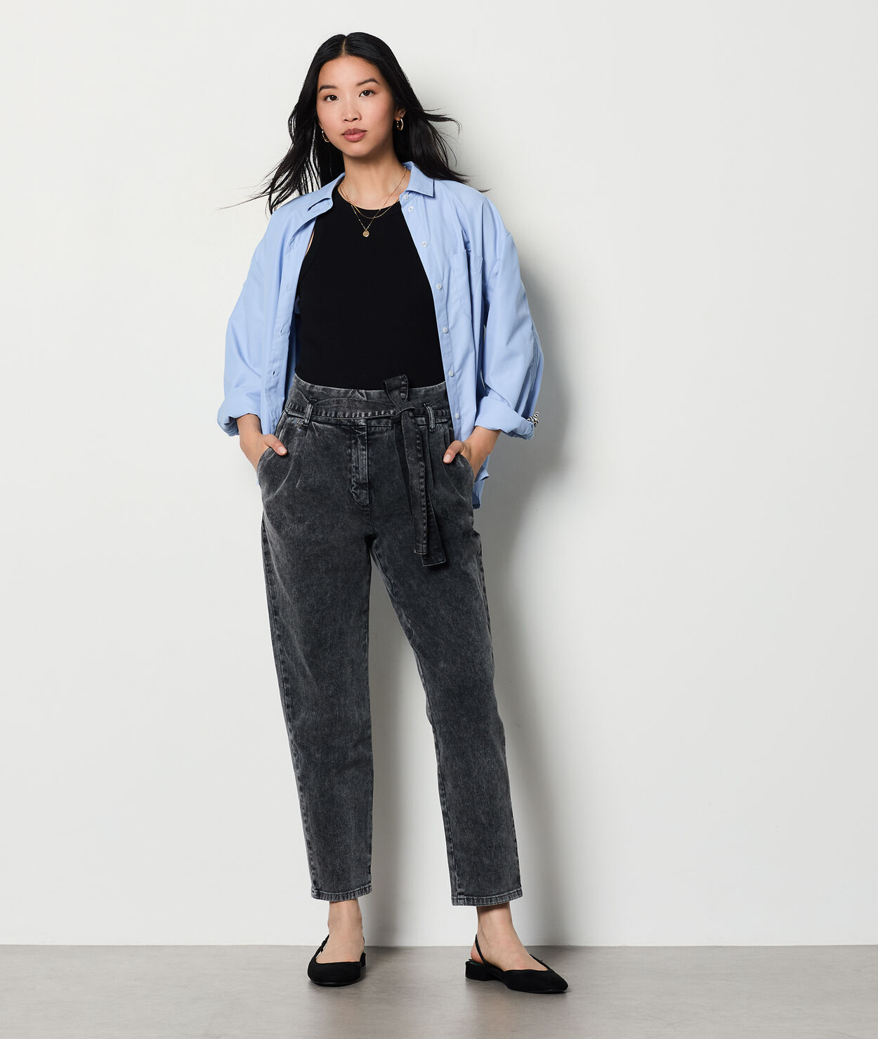 Jean coupe carotte - Dorothee Gd - 34 - Anthracite - Femme - Etam