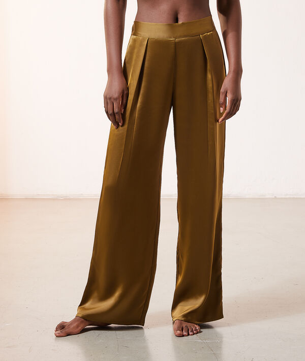 Pantalon effet satiné Pantalon effet satiné;${refinementColor}