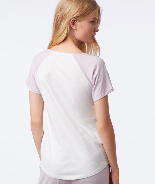 T-shirt "sunshine" ecru.