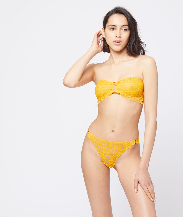 Bandeau sans coques jaune soleil.