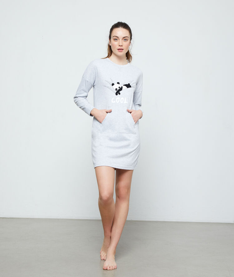 Nuisette panda "cool" gris.