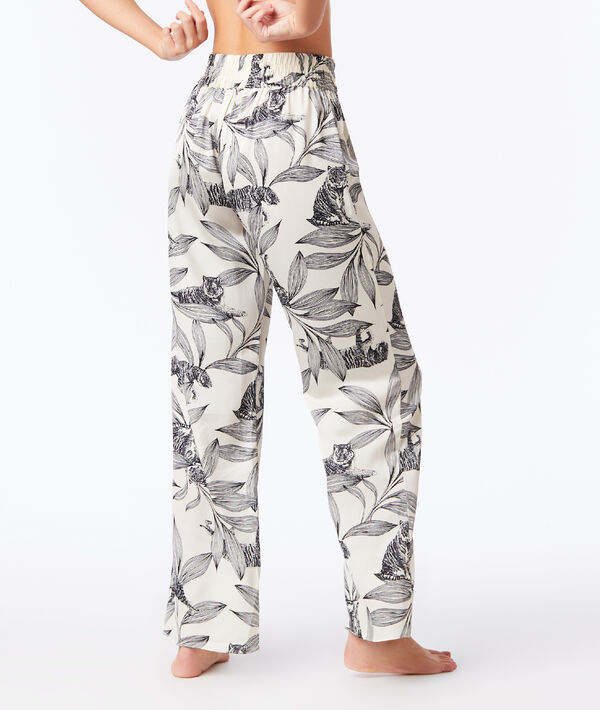 Pantalon large imprimé floral Pantalon large imprimé floral