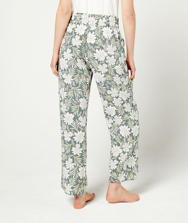 Pantalon imprimé fleuri Pantalon imprimé fleuri;${refinementColor}