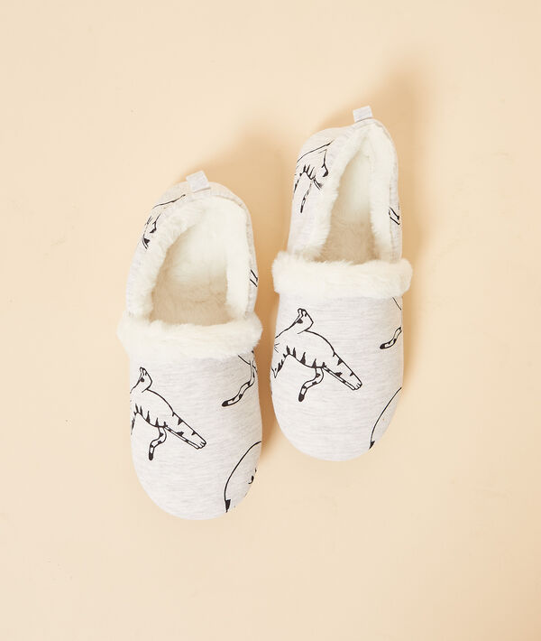 Chaussons mules intérieur fourré Chaussons mules intérieur fourré;${refinementColor}