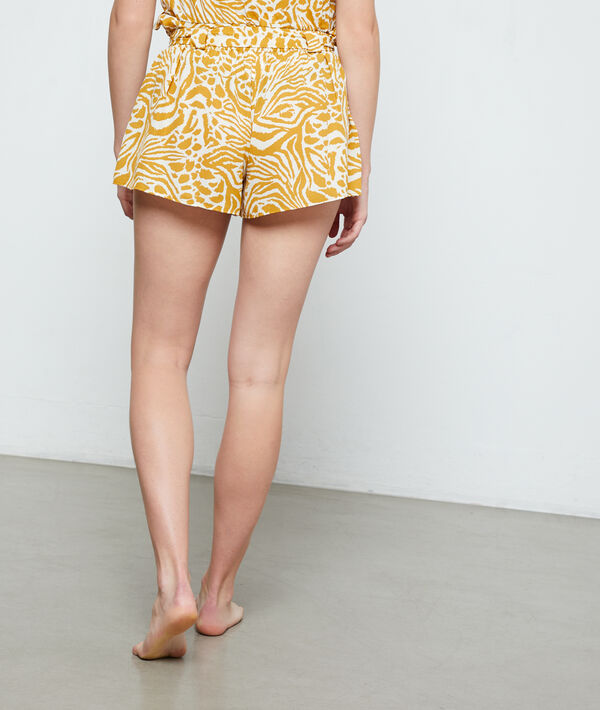Short imprimé satiné Short imprimé satiné;${refinementColor}