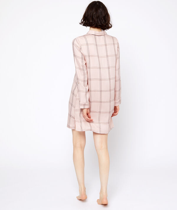 Chemise de nuit à carreaux Chemise de nuit à carreaux