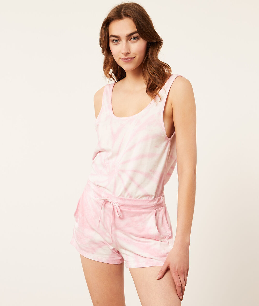 Short de pyjama tie ans dye fushia.
